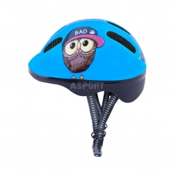 Kask rowerowy, na rolki, dziecięcy 52-56 cm OWLY Spokey